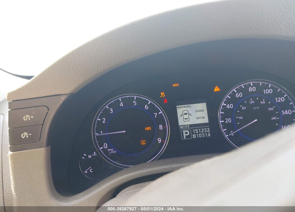 2012 INFINITI G37X VIN: JN1CV6ARXCM673683