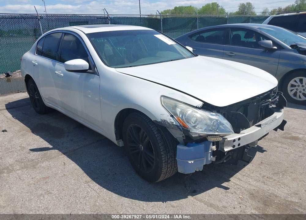 2012 INFINITI G37X VIN: JN1CV6ARXCM673683