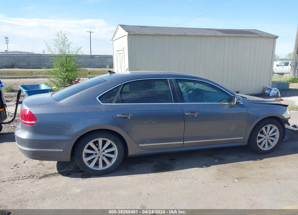 2012 VOLKSWAGEN PASSAT 2.5L SEL VIN: 1VWCP7A34CC036400