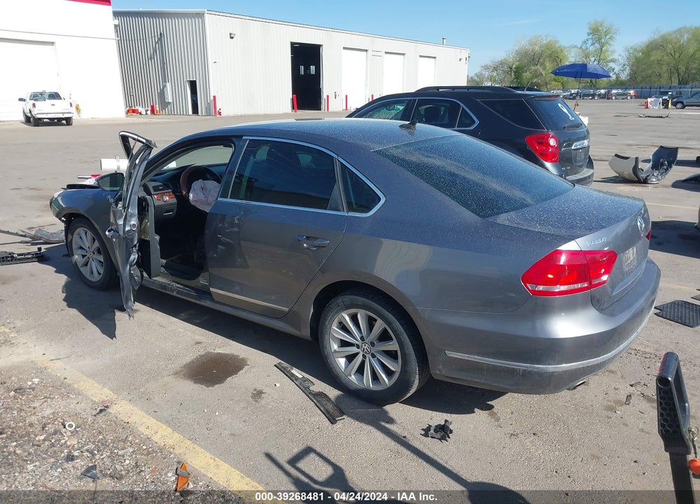 2012 VOLKSWAGEN PASSAT 2.5L SEL VIN: 1VWCP7A34CC036400