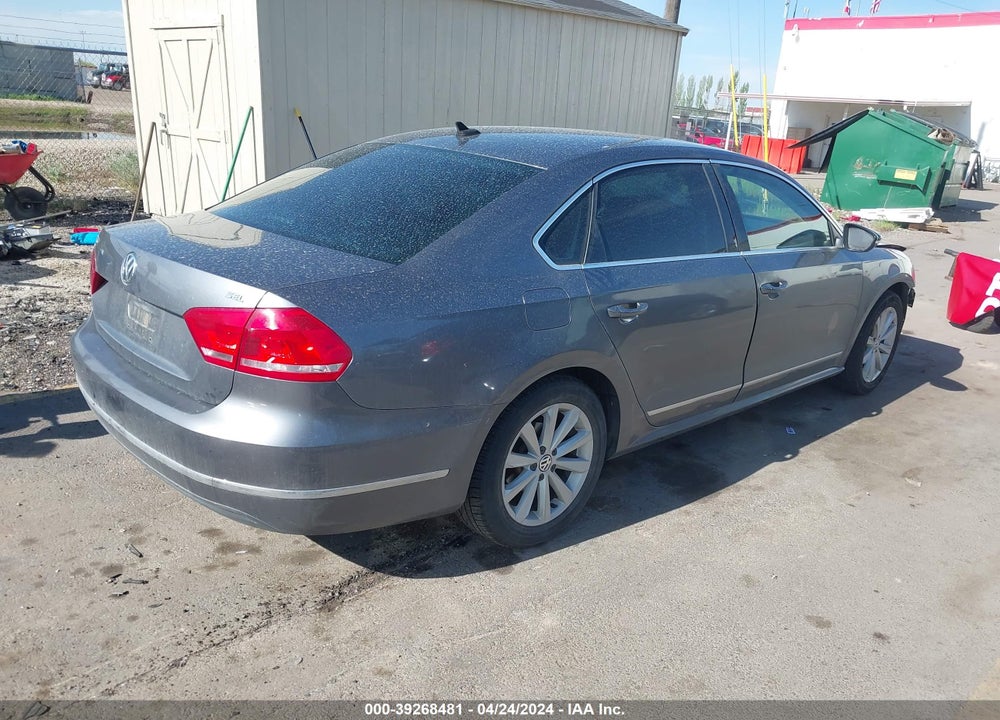 2012 VOLKSWAGEN PASSAT 2.5L SEL VIN: 1VWCP7A34CC036400