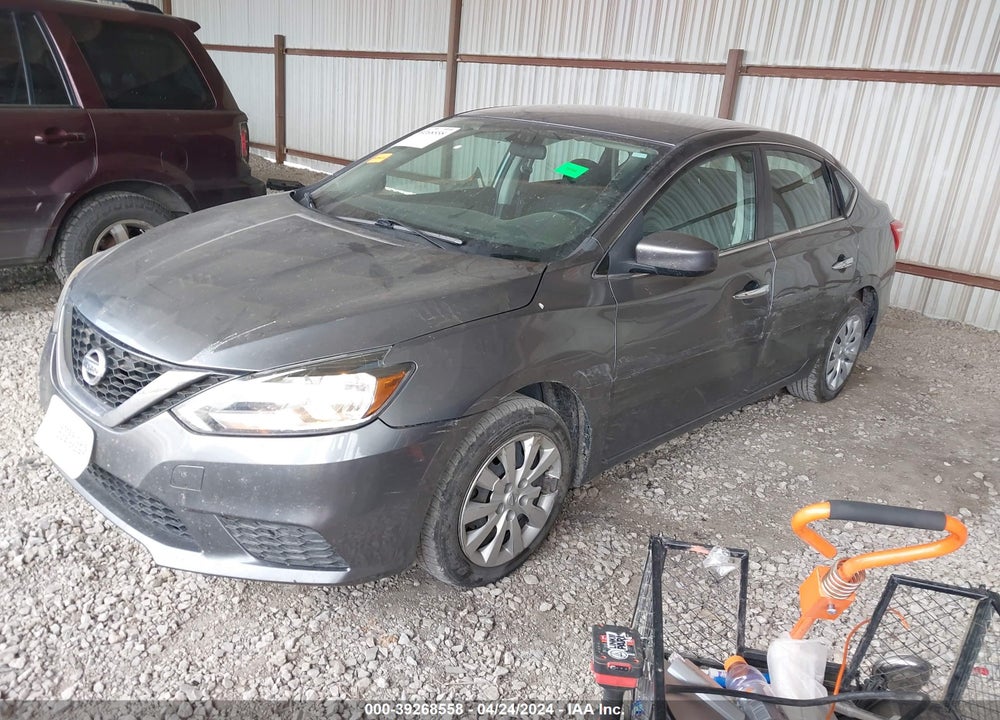 2016 NISSAN SENTRA S VIN: 3N1AB7APXGY288356