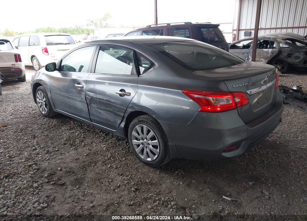 2016 NISSAN SENTRA S VIN: 3N1AB7APXGY288356