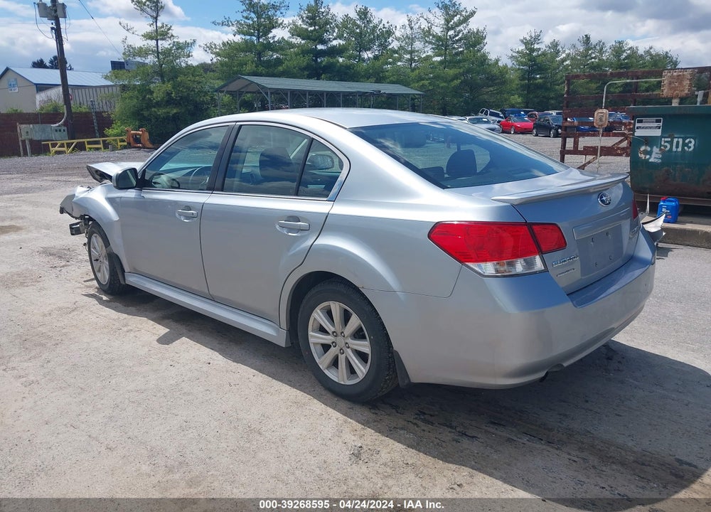 2012 SUBARU LEGACY 2.5I VIN: 4S3BMBA60C3042926