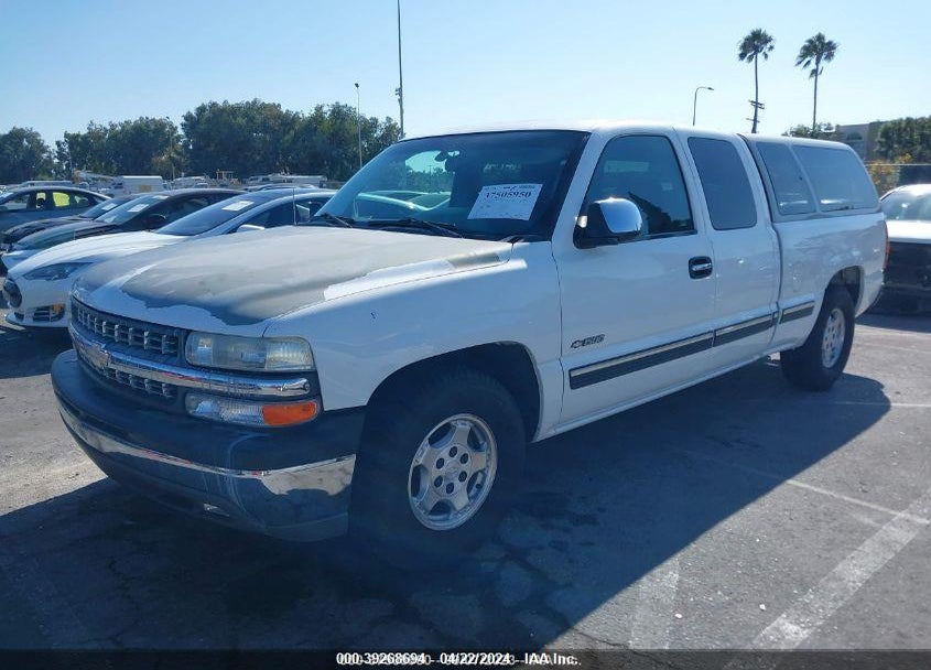 2001 CHEVROLET SILVERADO 1500 LS VIN: 2GCEC19V611394966