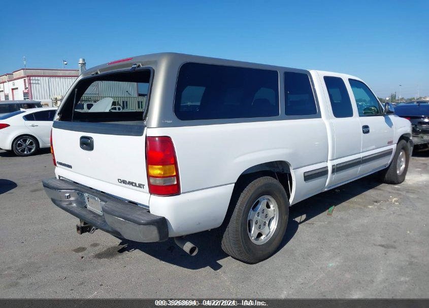 2001 CHEVROLET SILVERADO 1500 LS VIN: 2GCEC19V611394966