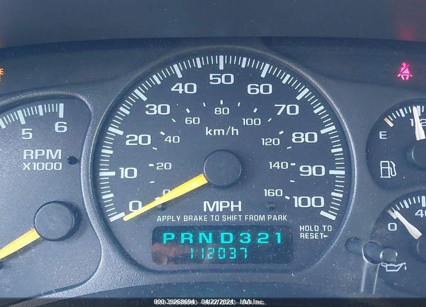 2001 CHEVROLET SILVERADO 1500 LS VIN: 2GCEC19V611394966