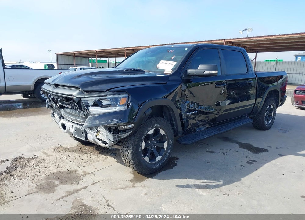 2022 RAM 1500 REBEL 4X4 5'7 BOX VIN: 1C6SRFLT7NN183776