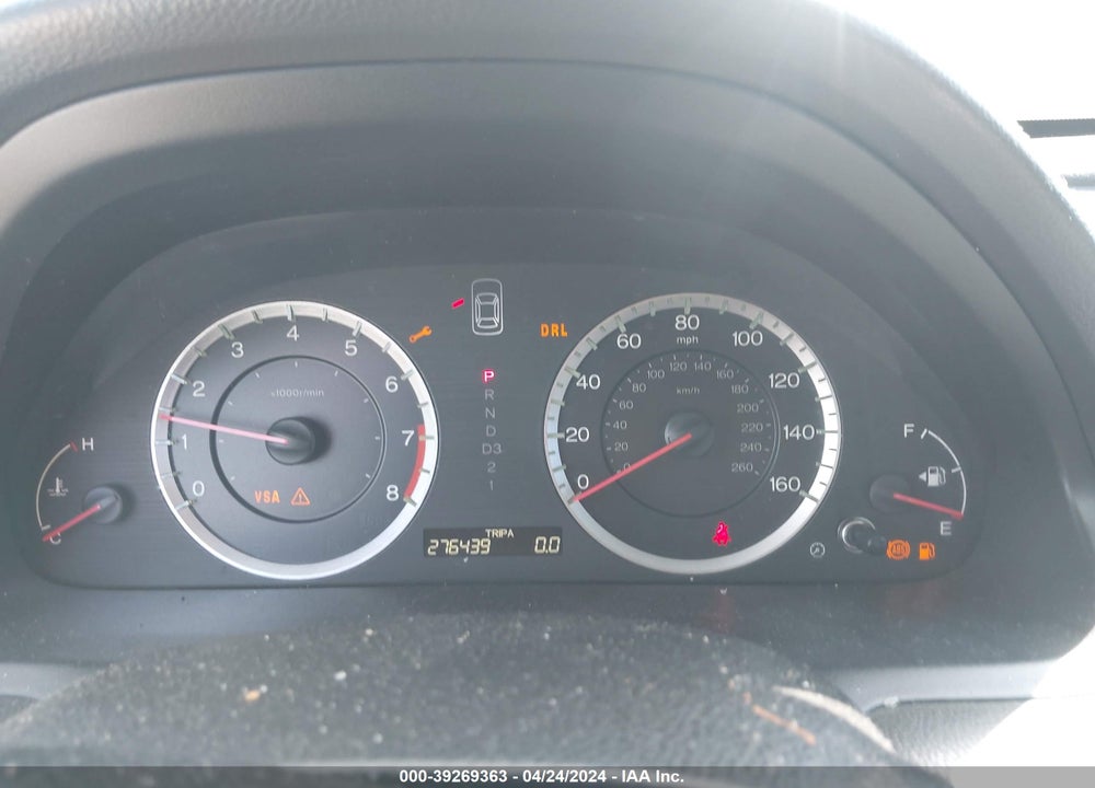 2010 HONDA ACCORD 2.4 LX VIN: 1HGCP2F32AA036596
