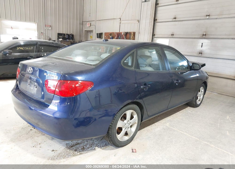 2008 HYUNDAI ELANTRA GLS/SE VIN: KMHDU46D48U580053