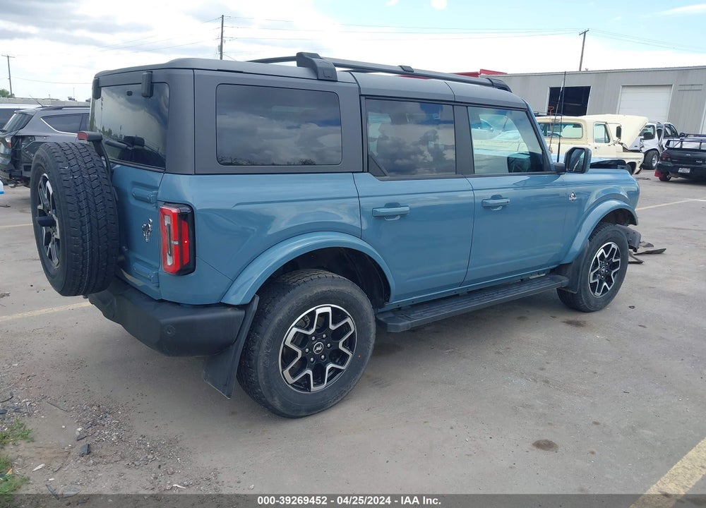 2022 FORD BRONCO OUTER BANKS VIN: 1FMDE5BH4NLB55512