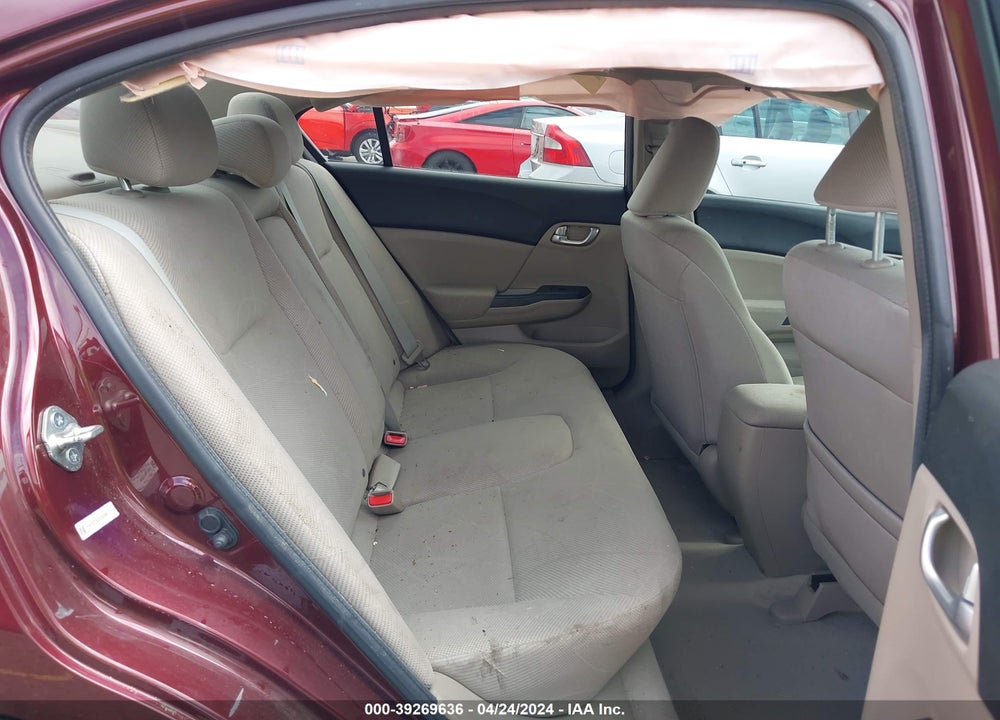 2012 HONDA CIVIC EX VIN: 19XFB2F80CE352598