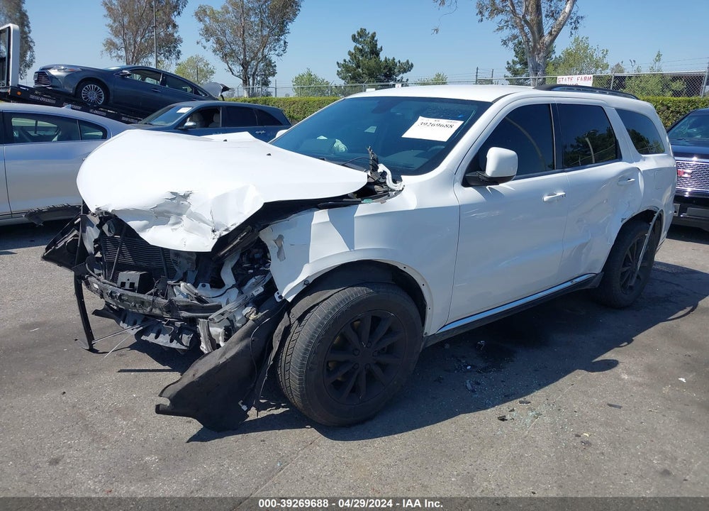 2017 DODGE DURANGO SXT RWD VIN: 1C4RDHAG9HC610981