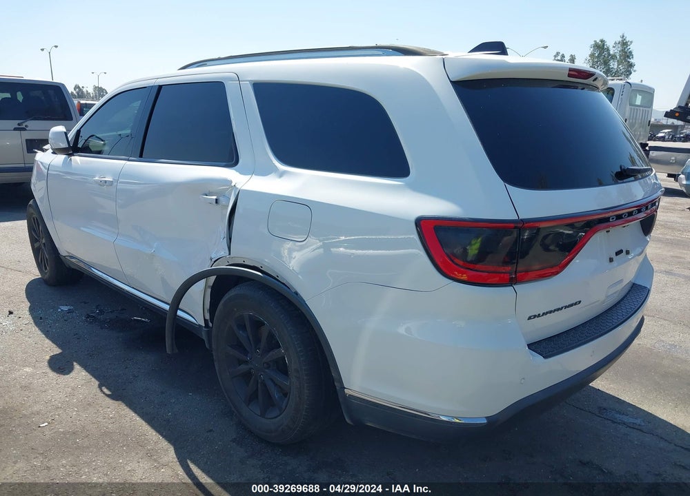 2017 DODGE DURANGO SXT RWD VIN: 1C4RDHAG9HC610981