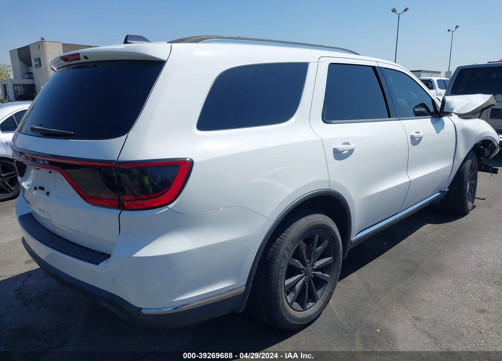 2017 DODGE DURANGO SXT RWD VIN: 1C4RDHAG9HC610981