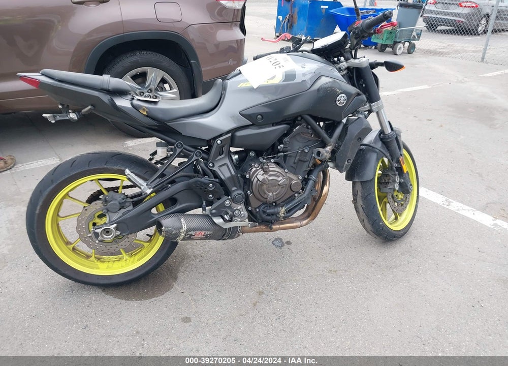 2016 YAMAHA FZ07 C VIN: JYARM06YXGA002587