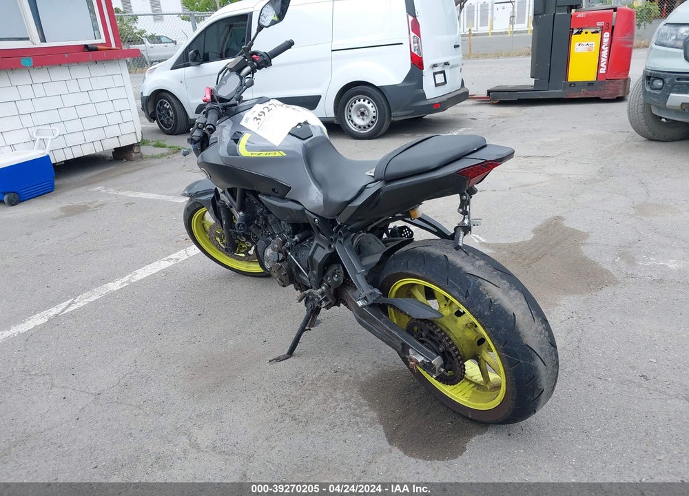 2016 YAMAHA FZ07 C VIN: JYARM06YXGA002587