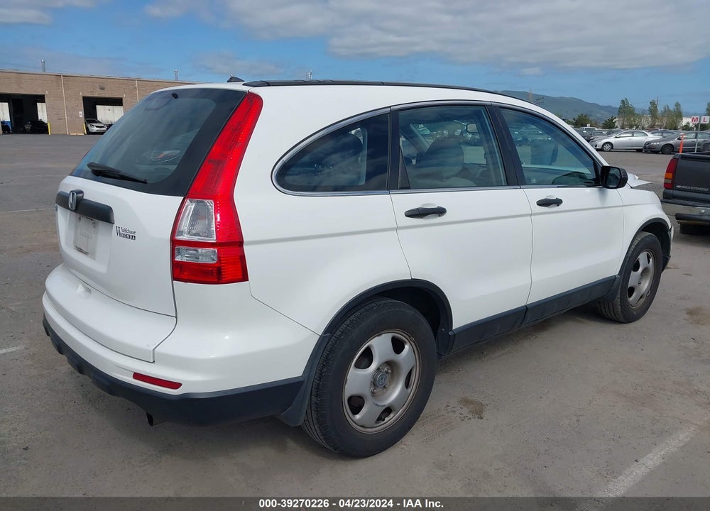 2011 HONDA CR-V LX VIN: 3CZRE3H34BG702906