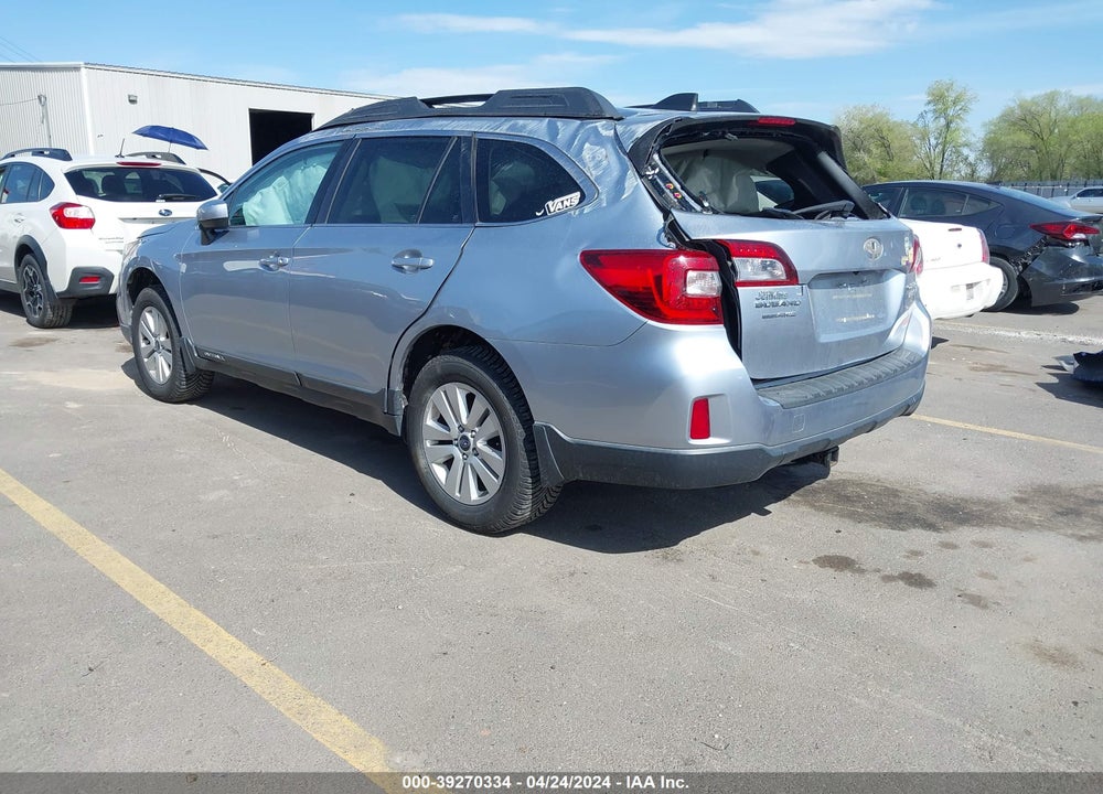 2016 SUBARU OUTBACK 2.5I PREMIUM VIN: 4S4BSADCXG3356585