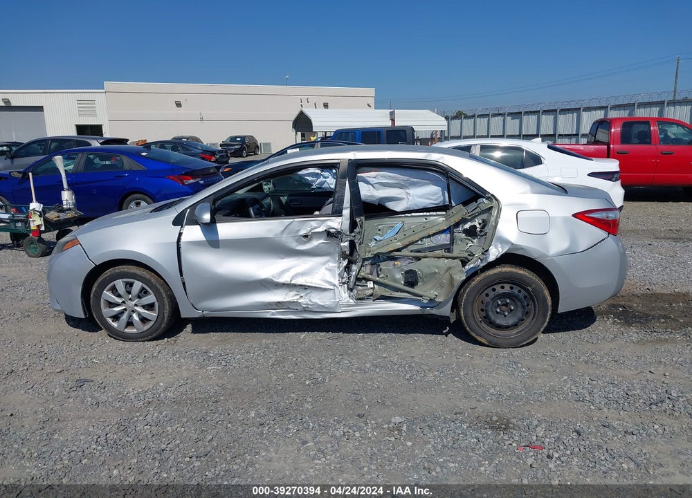2016 TOYOTA COROLLA LE VIN: 2T1BURHE5GC627732