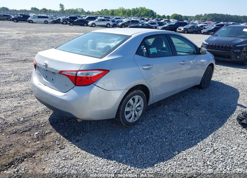 2016 TOYOTA COROLLA LE VIN: 2T1BURHE5GC627732