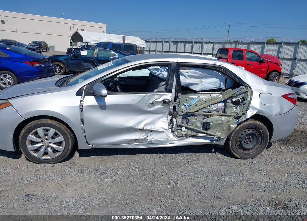 2016 TOYOTA COROLLA LE VIN: 2T1BURHE5GC627732