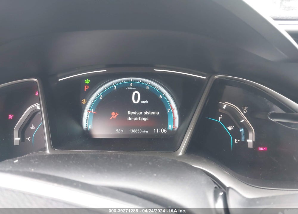 2017 HONDA CIVIC VIN: 19XFC2F7XHE232156
