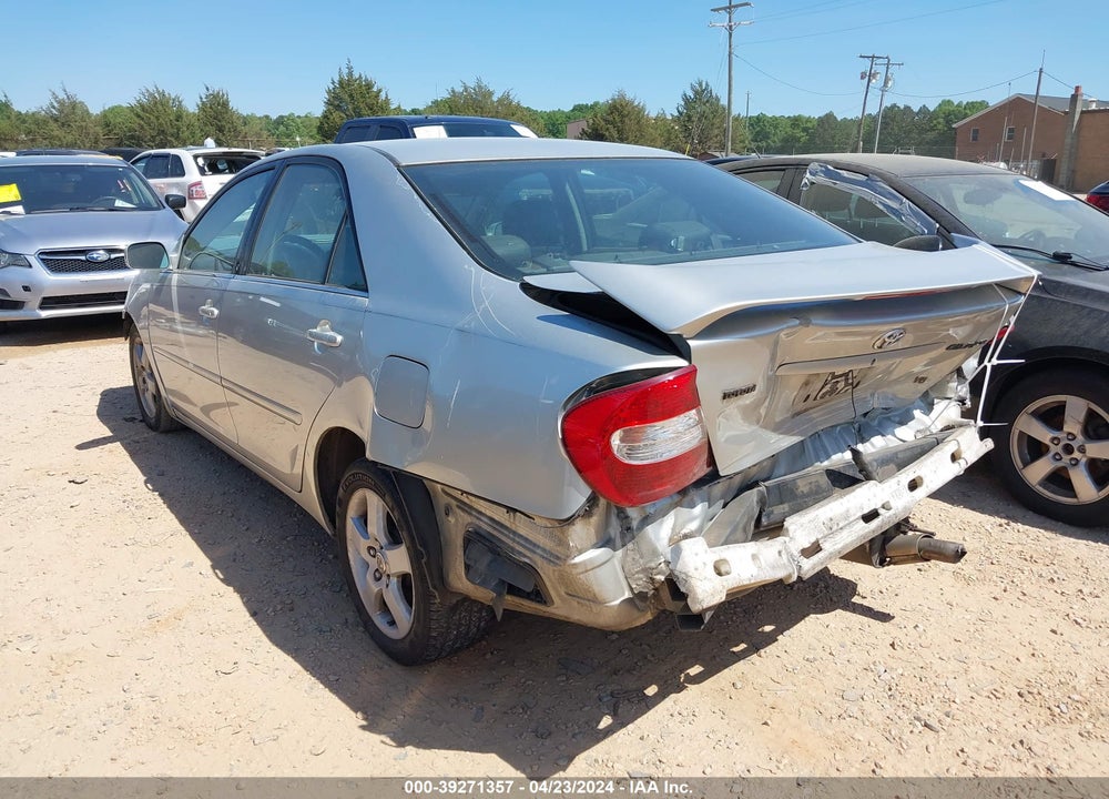 2002 TOYOTA CAMRY SE V6 VIN: 4T1BF32K32U521292