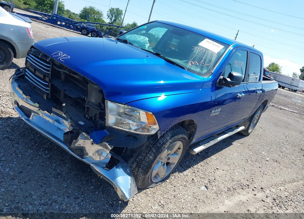2017 RAM 1500 BIG HORN 4X4 5'7 BOX VIN: 1C6RR7LG3HS868886