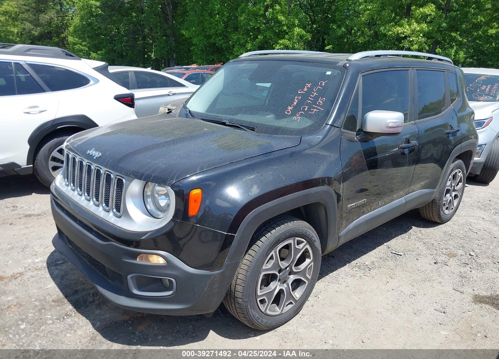 2015 JEEP RENEGADE LIMITED VIN: ZACCJBDT6FPB41927