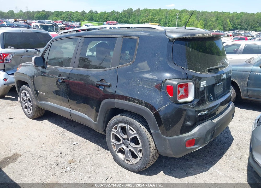 2015 JEEP RENEGADE LIMITED VIN: ZACCJBDT6FPB41927