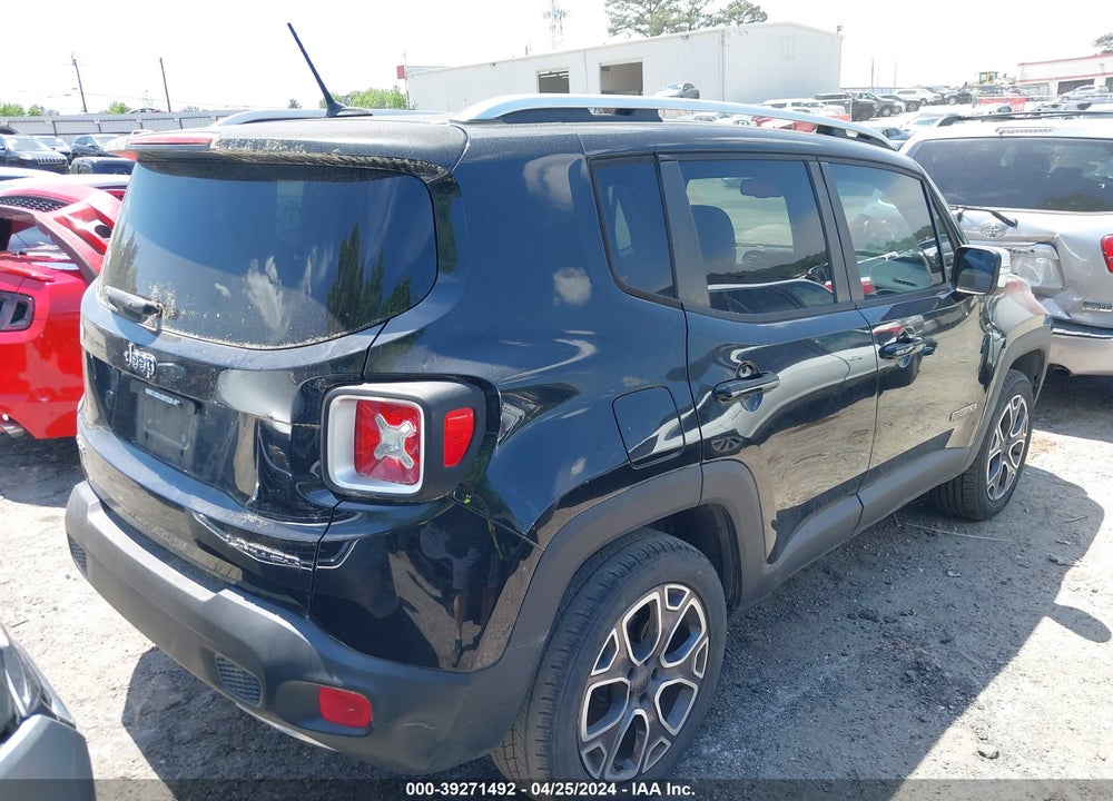 2015 JEEP RENEGADE LIMITED VIN: ZACCJBDT6FPB41927