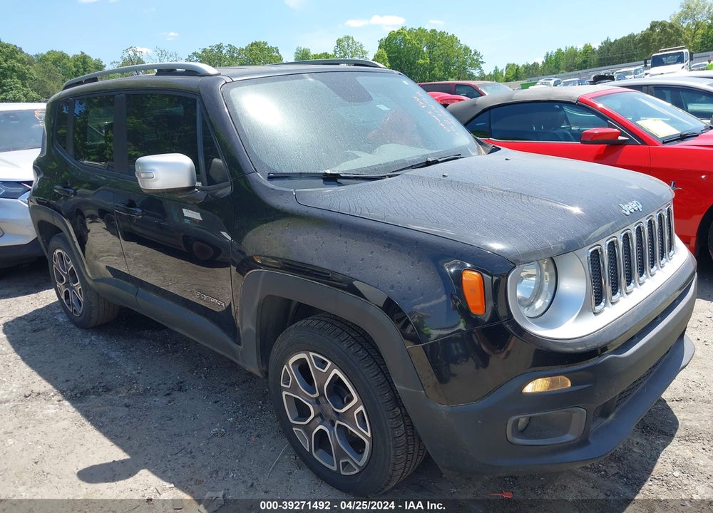 2015 JEEP RENEGADE LIMITED VIN: ZACCJBDT6FPB41927