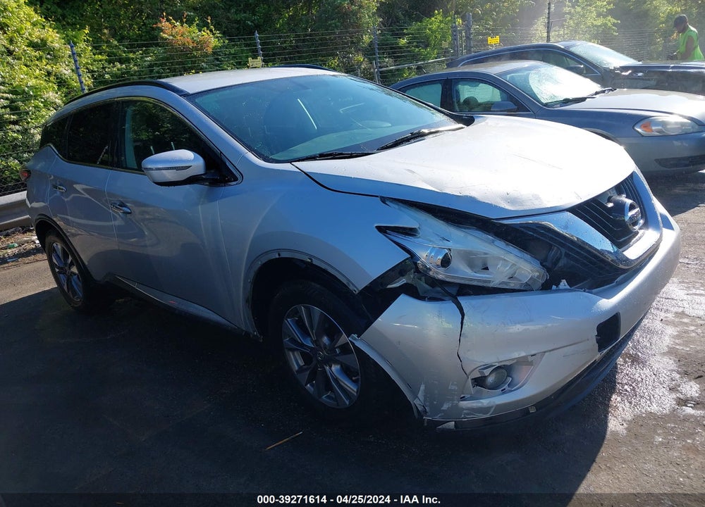 2016 NISSAN MURANO PLATINUM/S/SL/SV VIN: 5N1AZ2MH8GN135337