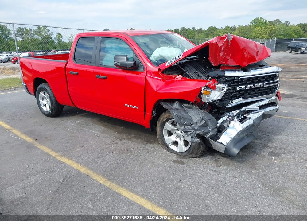 2024 RAM 1500 BIG HORN QUAD CAB 4X2 6'4 BOX VIN: 1C6RREBT2RN100299
