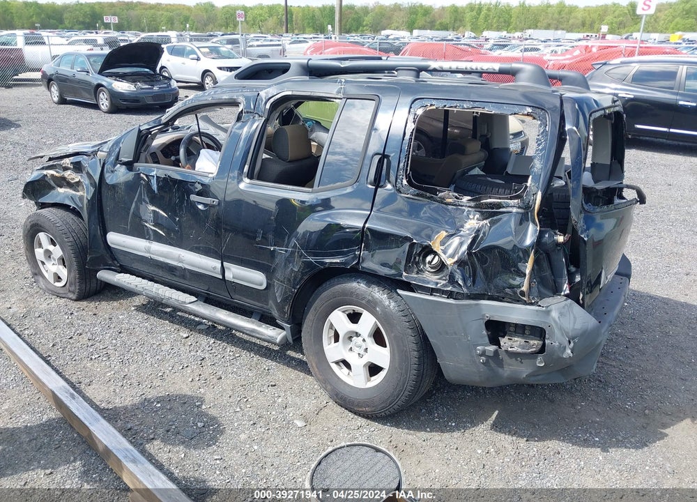 2005 NISSAN XTERRA S VIN: 5N1AN08UX5C637847