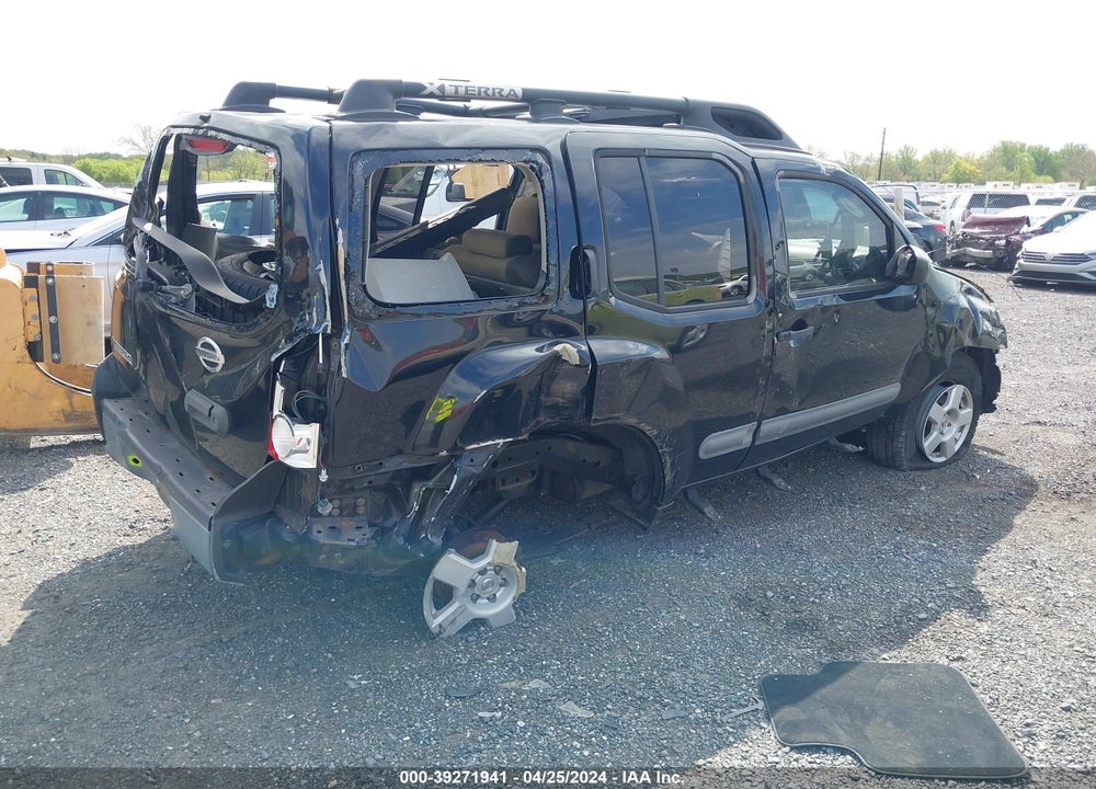 2005 NISSAN XTERRA S VIN: 5N1AN08UX5C637847