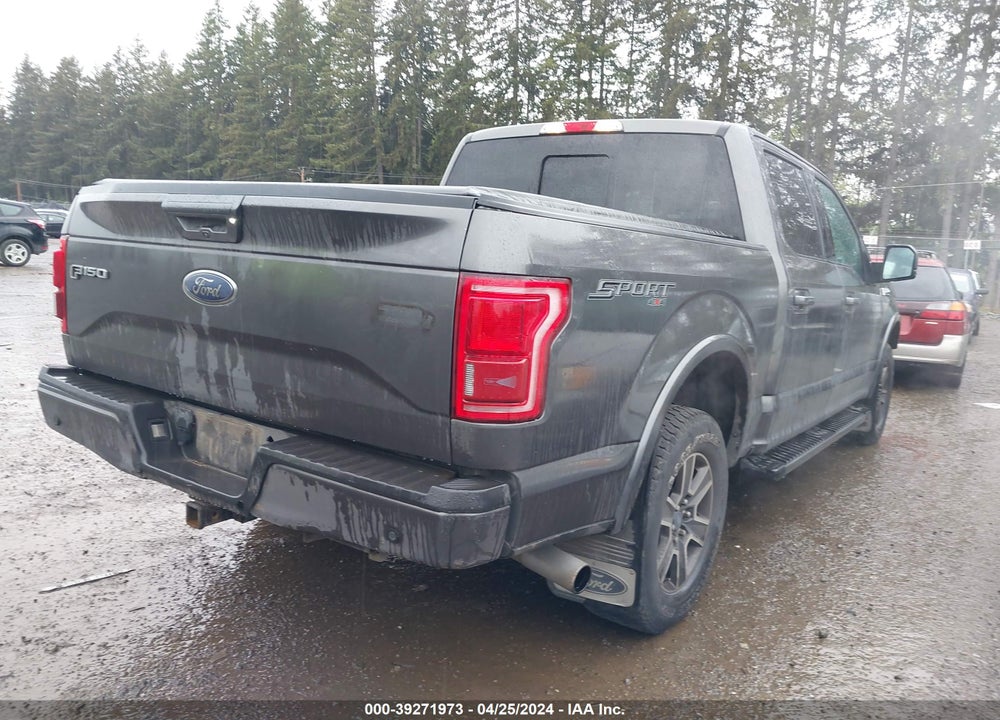 2017 FORD F-150 LARIAT VIN: 1FTEW1EF5HKE00840