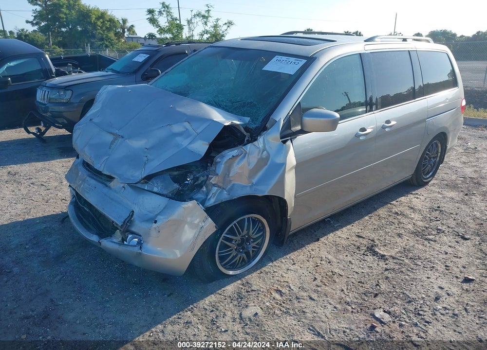 2006 HONDA ODYSSEY TOURING VIN: 5FNRL38816B049714