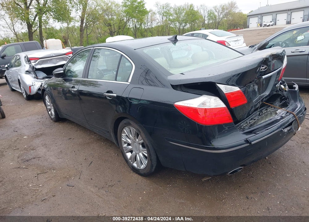 2009 HYUNDAI GENESIS 3.8 VIN: KMHGC46E39U018008