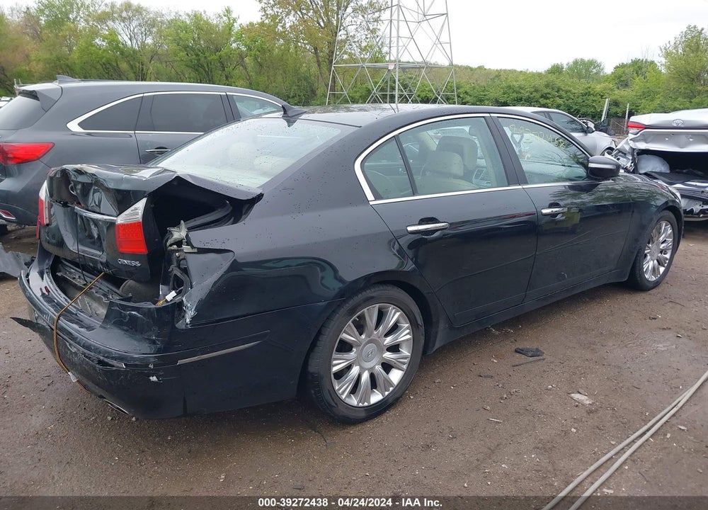 2009 HYUNDAI GENESIS 3.8 VIN: KMHGC46E39U018008