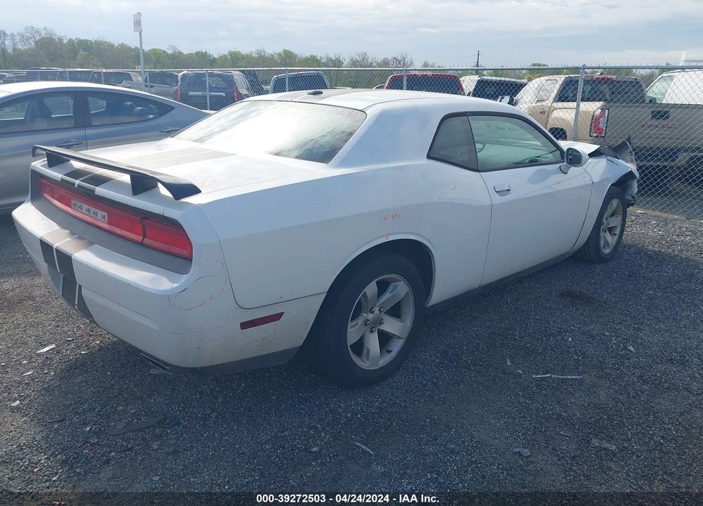 2012 DODGE CHALLENGER SXT VIN: 2C3CDYAG1CH130644