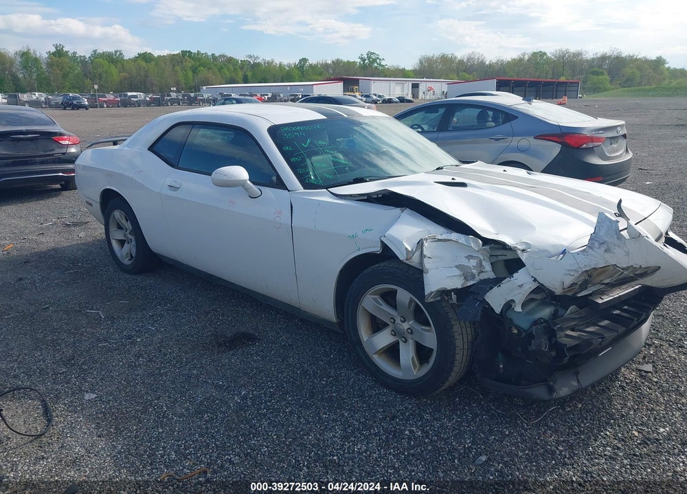 2012 DODGE CHALLENGER SXT VIN: 2C3CDYAG1CH130644