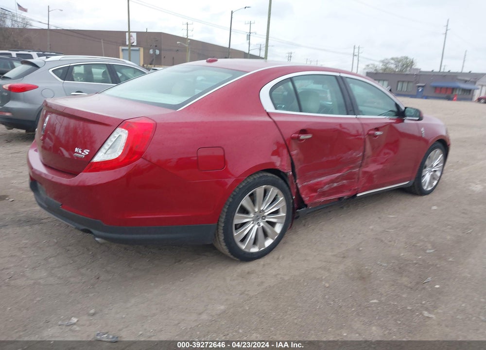 2013 LINCOLN MKS ECOBOOST VIN: 1LNHL9FT9DG618037