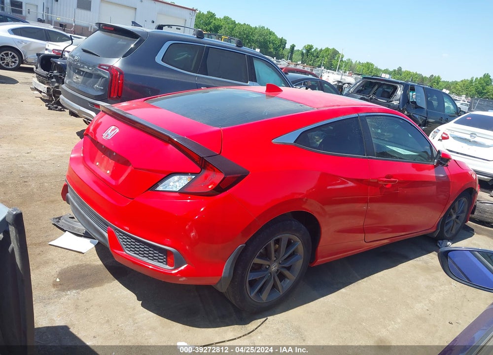 2020 HONDA CIVIC EX VIN: 2HGFC3B35LH352194