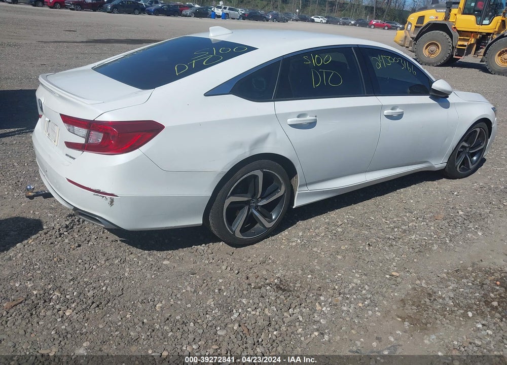 2018 HONDA ACCORD SPORT VIN: 1HGCV1F38JA012724