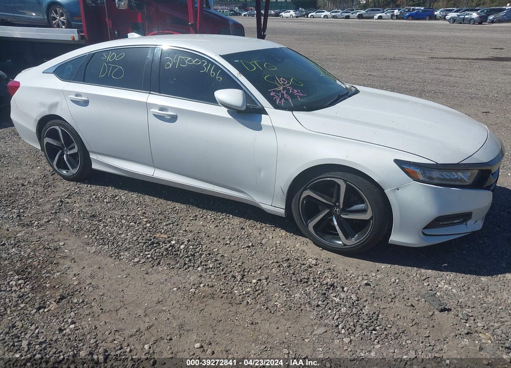 2018 HONDA ACCORD SPORT VIN: 1HGCV1F38JA012724