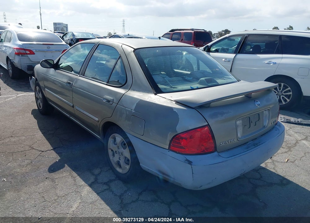 2004 NISSAN SENTRA 1.8S VIN: 3N1CB51D54L466458