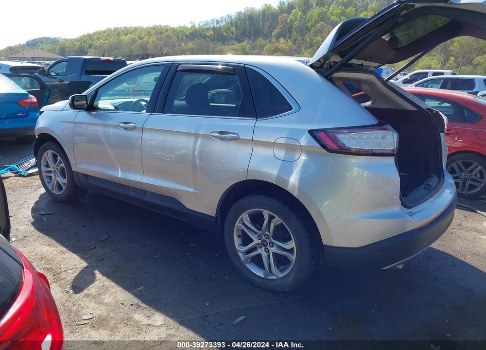 2018 FORD EDGE TITANIUM VIN: 2FMPK4K83JBC14981