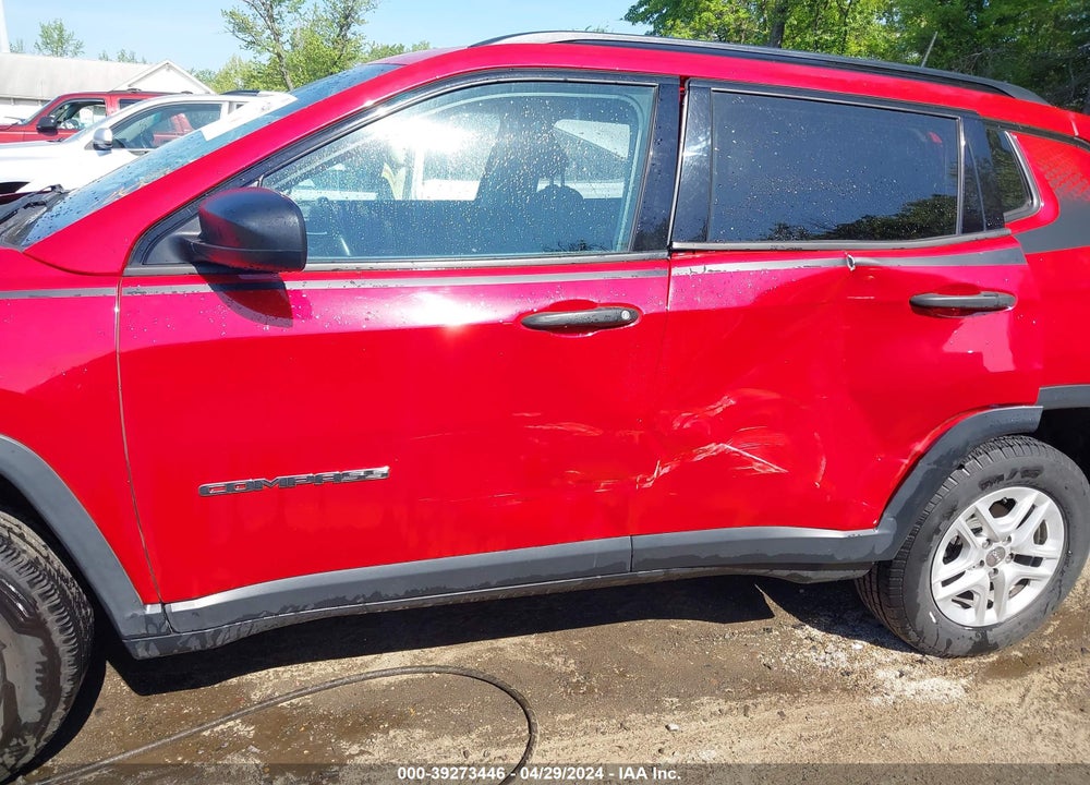 2018 JEEP COMPASS SPORT 4X4 VIN: 3C4NJDAB0JT213545